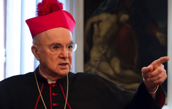 Archbishop Viganò Calls for Overthrow of Satanic Globalists Soros, Schwab, and Gates