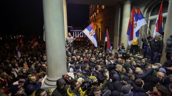 Violent Riots Erupt in Serbia on Christmas Day after ‘Unfair Elections’